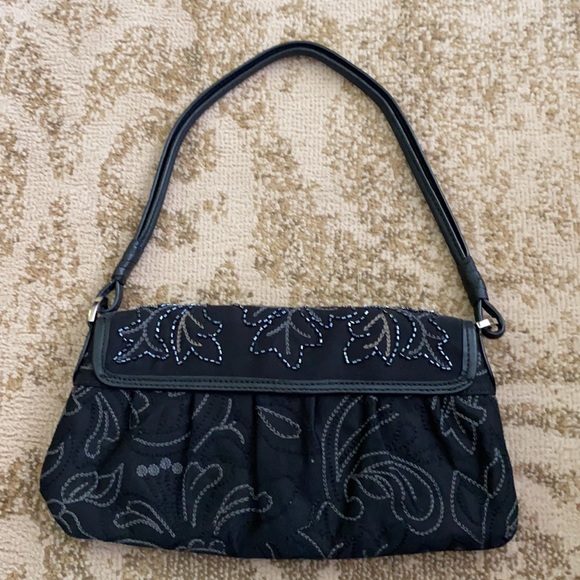 Talbot evening hand bag with leather strap - Picture 2 of 2